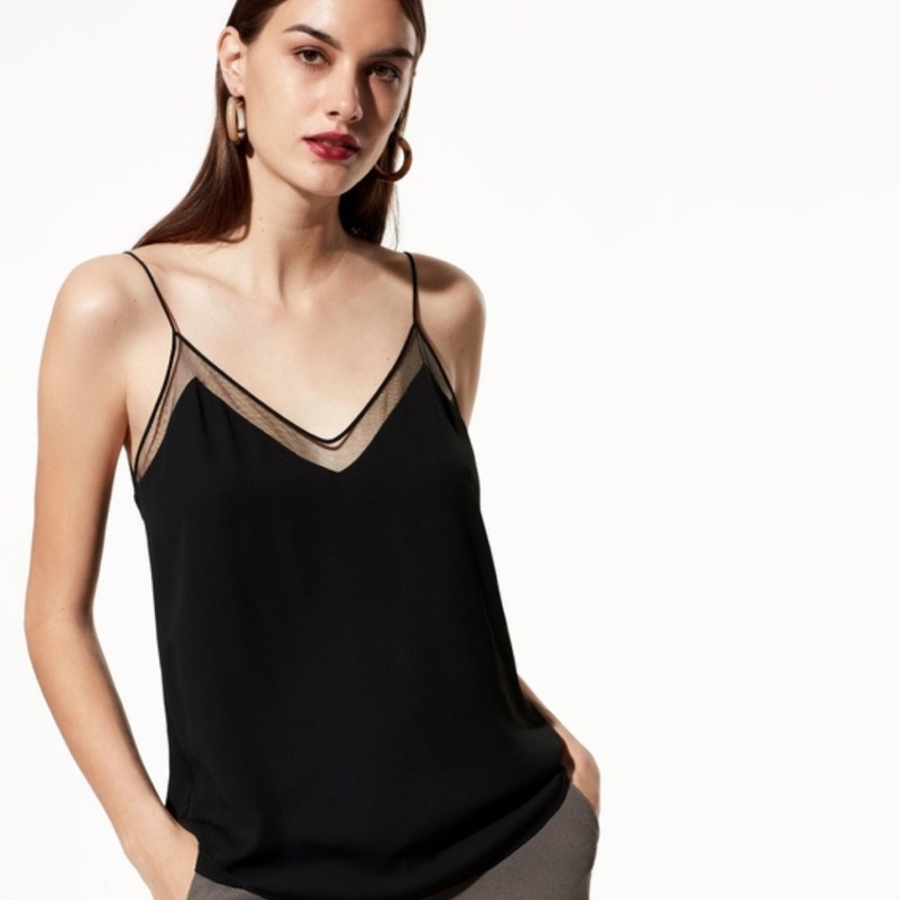 Babaton Black Galen Camisole Top